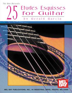 Gerald Garcia: 25 Etudes Esquisses For Guitar