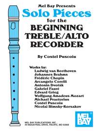 Solo Pieces For The Beginning Treble/Alto Recorder
