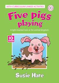 Five Pigs Playing