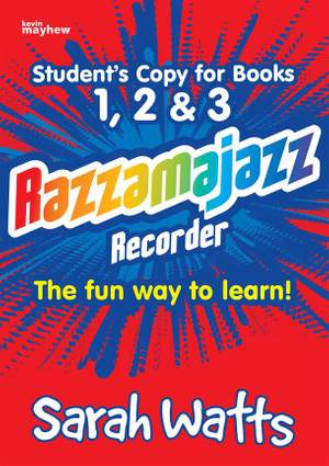 Watts: Razzamajazz Recorder Student Books 1, 2 & 3