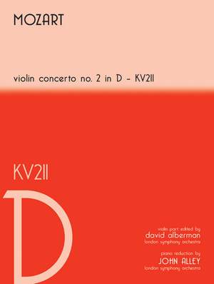 Mozart Violin Concerto In D Kv 211