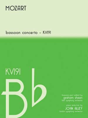 Mozart Bassoon Concerto In B Flat Kv191