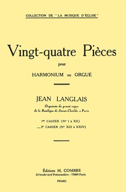 Langlais, Jean: 24 Pieces Volume 2 (organ or harmonium)