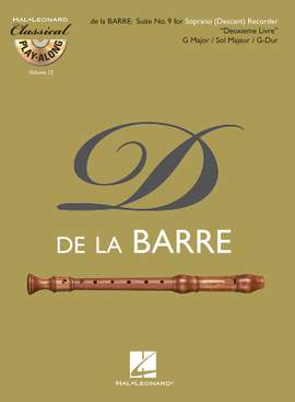 Barre: Suite No. 9 for Soprano (Descant) Recorder