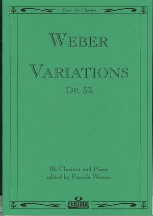 Weber: Variations Op. 33