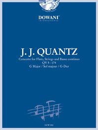 Quantz: Concerto for Flute, Strings and BC QV 5 : 174 in G