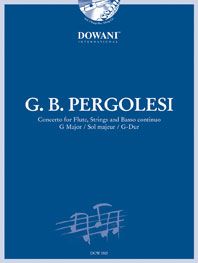 Pergolesi: Concerto for Flute,Strings and Basso Cont. G Major