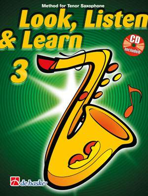 Kastelein: Look, Listen & Learn 3 Tenor Saxophone