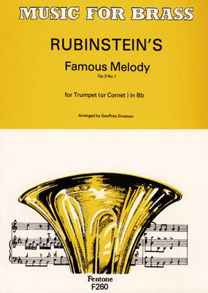 Rubinstein: Famous Melody Op. 3 No. 1