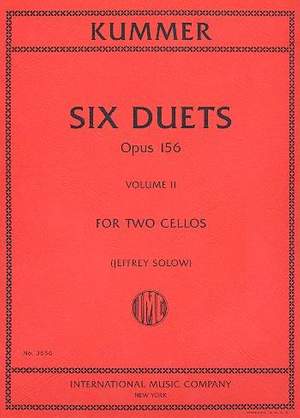 Kummer, F A: Six Duets Volume 2 op.156