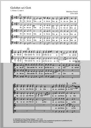 Franck: Gelobet sei Gott (dorisch)