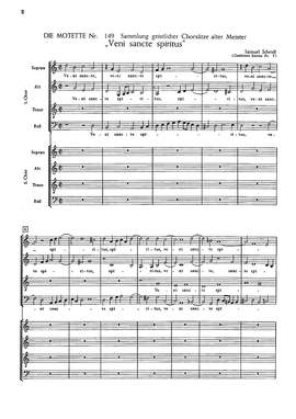 Scheidt: Veni Sancte Spiritus (mixolydisch)
