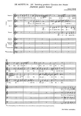 Scheidt: Surrexit pastor bonus (mixolydisch)