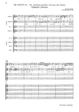 Scheidt: Quaerite primum regnum Die