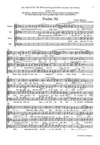 Wagener: Psalm 32 (cMoll)