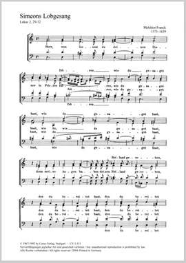 Franck: Simeons Lobgesang (dorisch)