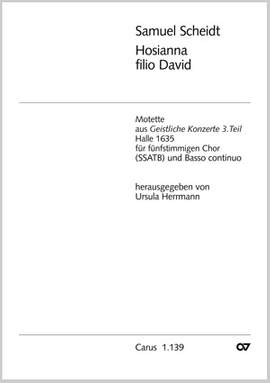 Scheidt: Hosianna filio David (dorisch)