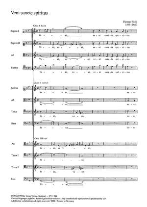 Selle: Veni sancte spiritus (GDur)