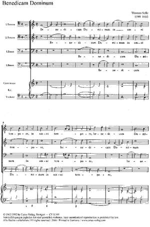 Selle: Benedicam Dominum (GDur)