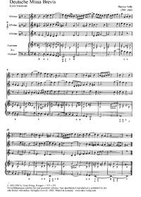 Selle: Deutsche Missa brevis
