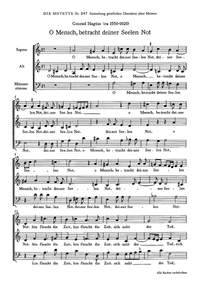 Hagius: O Mensch, betracht deiner Seelen