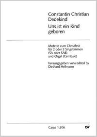 Dedekind: Uns ist ein Kind geboren