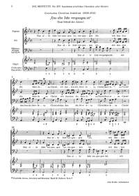 Dedekind: Das alte Jahr vergangen ist (gMoll)