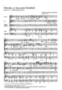 Dedekind: Fürwahr, er trug unsere Krankheit (gMoll)