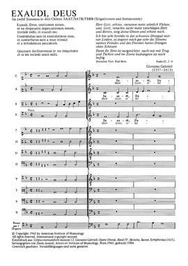 Gabrieli: Exaudi Deus
