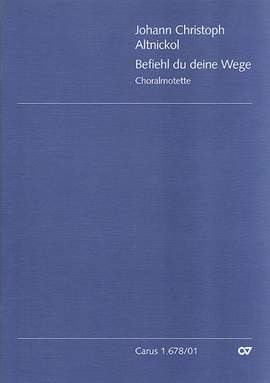 Altnickol: Befiehl du deine Wege