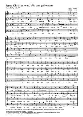 Anerio: Jesus Christus ward; Mendelssohn: Verleih uns Frieden