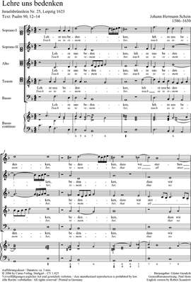 Schein: Lehre uns bedenken (no. 25)