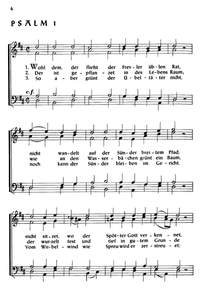 JohnerBorghesio: Das kleine Psalmenbuch für Männerchor