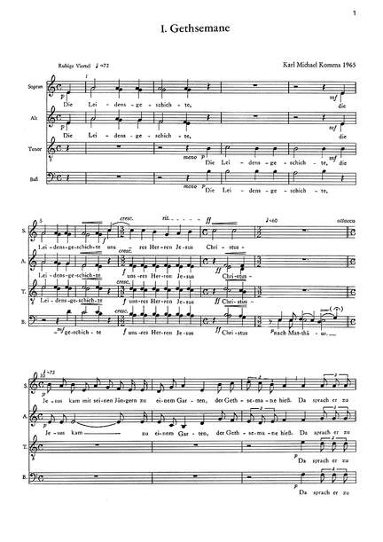 Komma: Matthäuspassion
