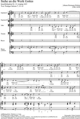 Schein: Siehe an die Werke Gottes (no. 13)