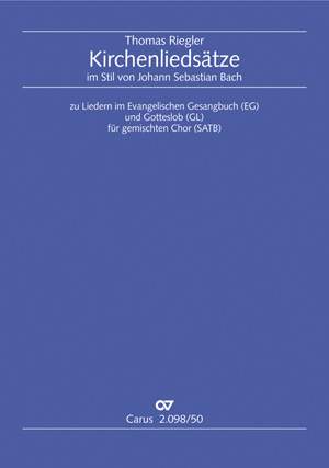 Riegler: Kirchenliedsätze im Stil von Johann Sebastian Bach