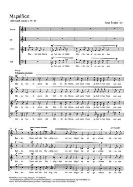 Swider: Magnificat (mixolydisch)