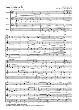 Swider: Ave maris stella (aMoll)