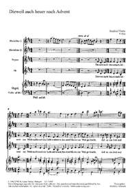 Thiele: Dieweil auch heuer nach Advent (DDur)