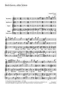 Thiele: Brich herein, süßer Schein (FDur)