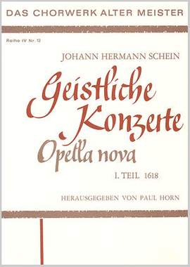 Schein: Opella Nova I. Teil 1618