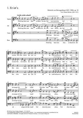 Herzogenberg: Sechs Lieder op. 10