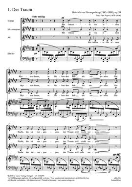 Herzogenberg: Sechs Mädchenlieder op. 98