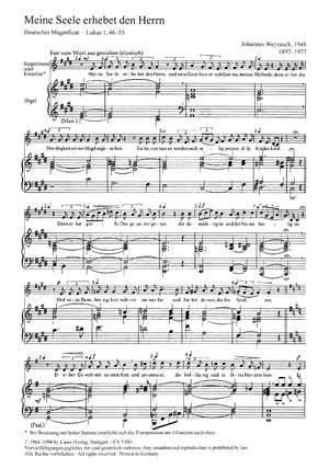 Weyrauch: Magnificat "Meine Seele erhebt" (E-Dur)