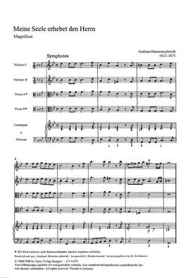 Hammerschmidt: Magnificat (gMoll)
