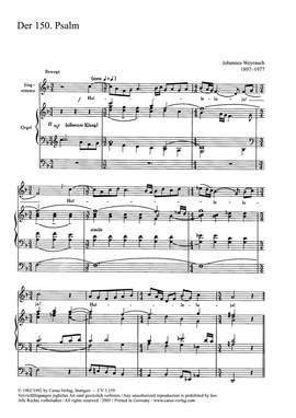 Weyrauch: Der 150.Psalm (FDur)