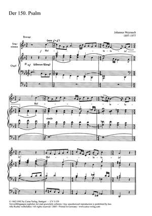 Weyrauch: Der 150.Psalm (FDur)