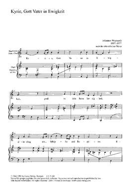 Weyrauch: Kyrie, Gott Vater in Ewigkeit