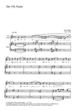 Boßler: Der 150. Psalm