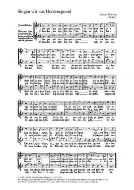 Gumpelzhaimer: Lobet Gott; Praetorius: Singen wir aus Herzensgrund